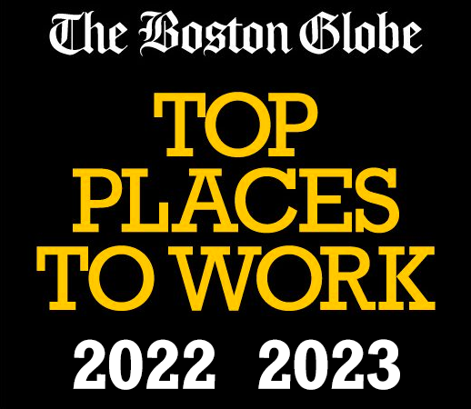 Award: The Boston Globe: Top Places to Work 2022-2023 Massachusetts